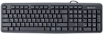 Клавиатура Defender Element HB-520 B (Черный), USB, ENG/RUS/KAZ,стандарт