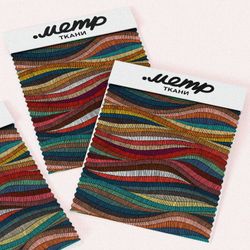 Ткань оксфорд 600 волны мозаичные