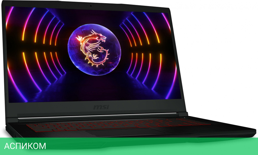 Ноутбук MSI GF63 Thin 12UCX-1037XRU Black (9S7-16R821-1037)