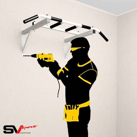 Монтаж турника Sv Sport, кронштейна для подвеса бокс. мешка Sv Sport
