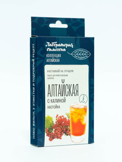 Алтайская с калиной, настойка 1 шт / Лаборатория самогона (Подарок, Выгодная упаковка)