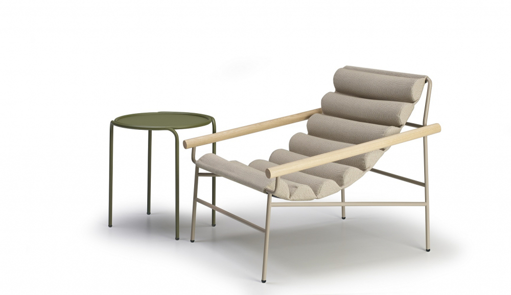 Кресло лаунж металлическое Scab Design Dress Code Fashion Indoor, тортора, бежевый