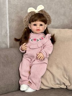 Кукла Реборн виниловая 55см в пакете (FA-309)