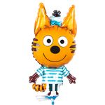 Шар с клапаном (13''/33 см) Мини-фигура, Три Кота, Коржик