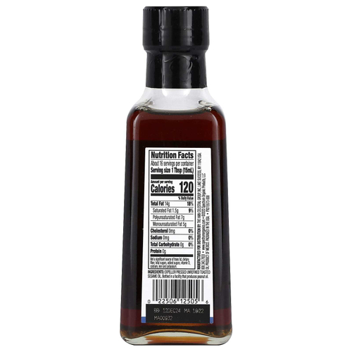 Spectrum Culinary, масло из обжаренного кунжута, 236 мл (8 жидк. унций)