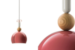 Pendant design lamp  Bon Ton Т1B1 (Red) by YUUE Design Studio