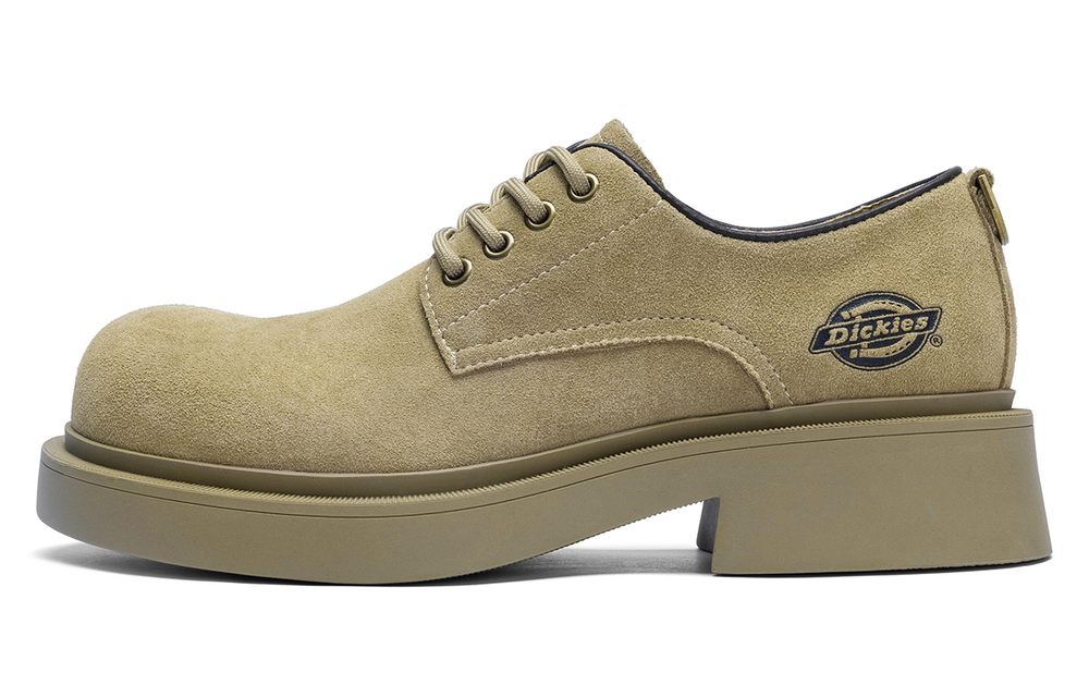 Dickies Cow Split Leather Work Boots Unisex Khaki