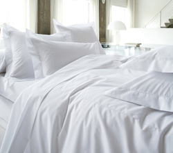 Постельное белье 2 спальное евро Blanc des Vosges Marquise Blanc