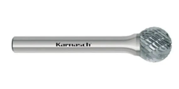 Борфреза твердосплавная Karnasch форма G (парабола с заостренной головкой), 3х6х3х38 мм, универсальная насечка HP-3, без покрытия, арт. 11.3061-010