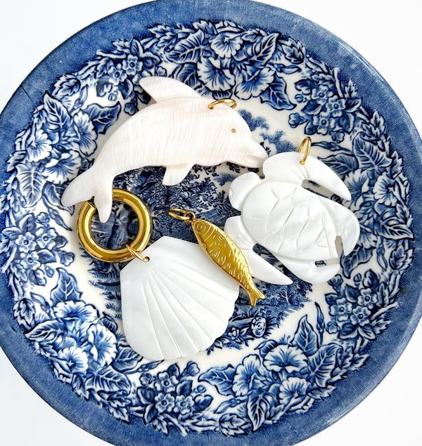 Подвеска Черепаха из перламутра