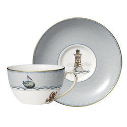 Wedgwood Чайная чашка Sailor Farewell 290 мл с блюдцем