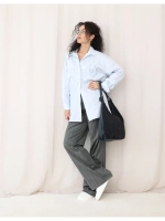 сумка большая через плечо шоппер натуральная замша