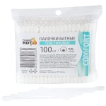 Палочки ватные пластиковые, 100 шт