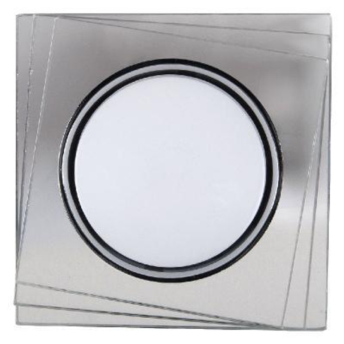 Светильник GCL-GX53-H38  Квадрат 3-х уровневый Зеркальный