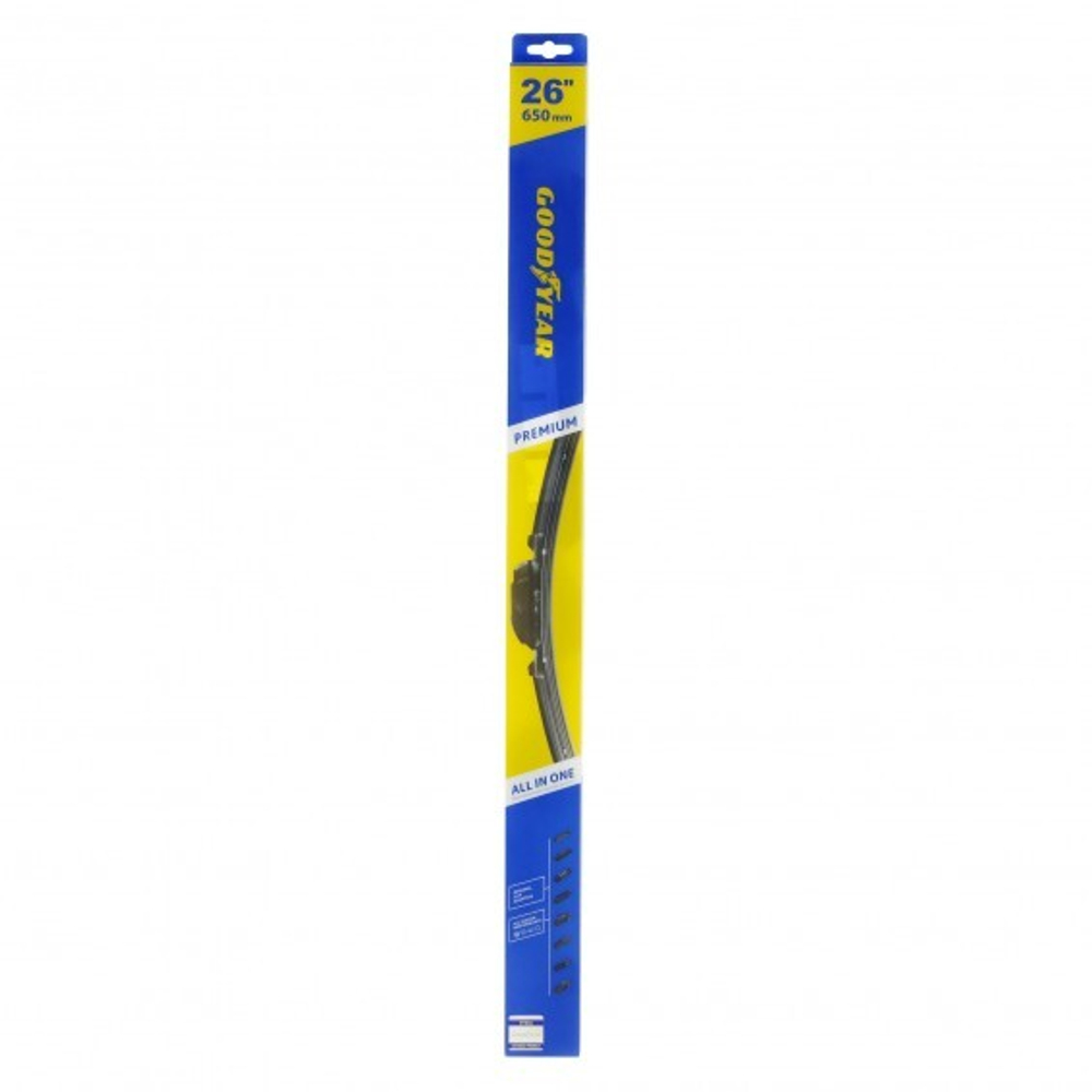 Щетка ст/очистителя бескаркасная (650мм) Goodyear Premium