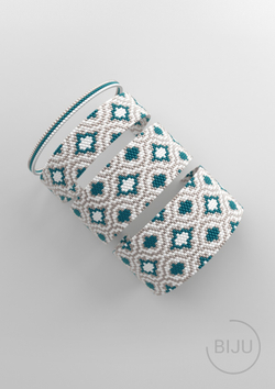 Схема PEYOTE, Схема браслета мозаичное плетение, узор из Miyuki Delica 11/0, файл PDF, №218