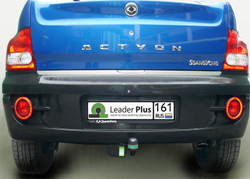 Фаркоп Лидер-Плюс для SSANG YONG ACTYON (CJ) 2006-2011 с электрикой и сертифкатом в комплекте арт.(S206-A)