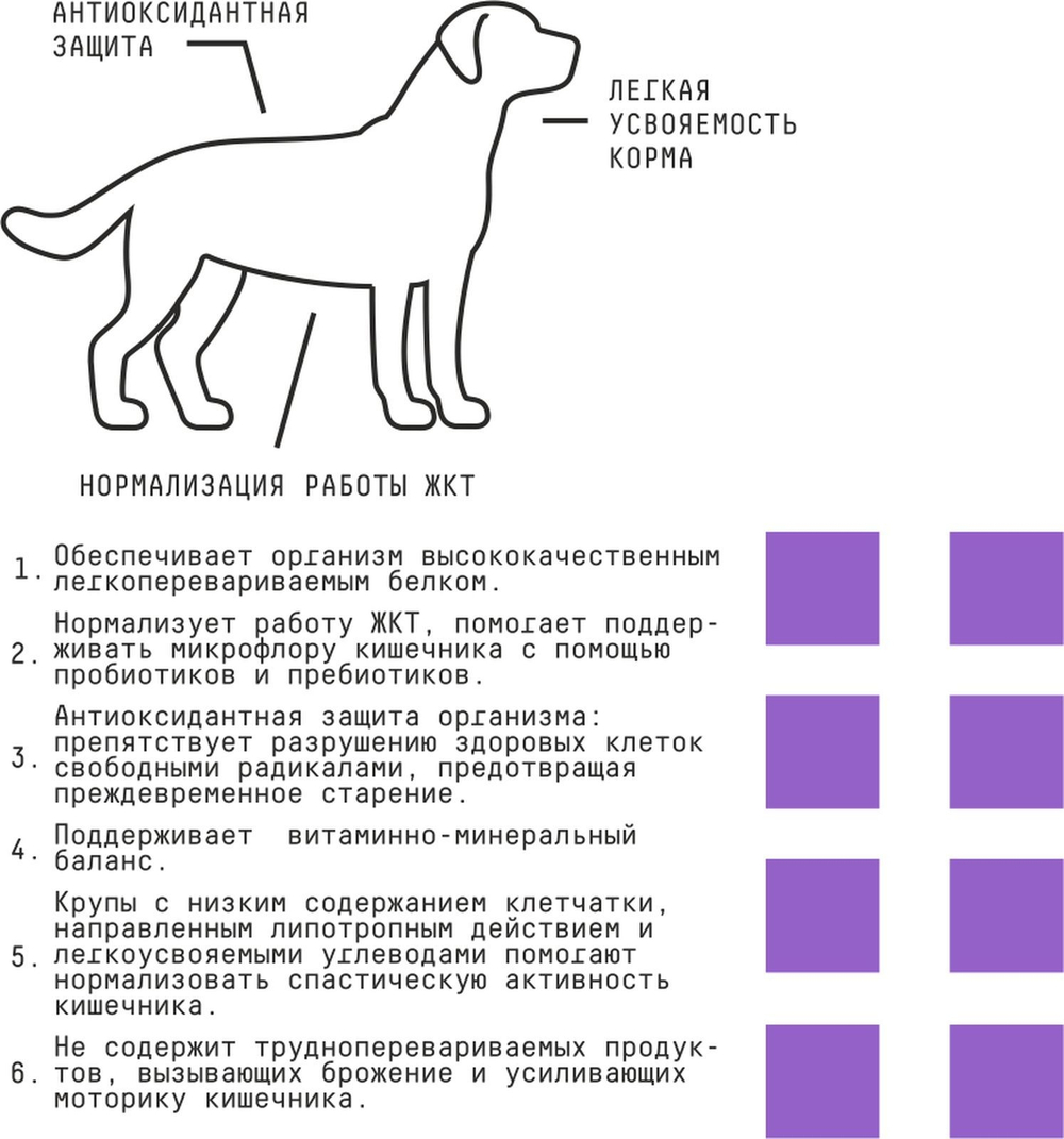 Сухой полнорационный корм для собак с чувствительным пищеварением AJO Dog Sense, индейка и ягненок с гречкой, 2 кг