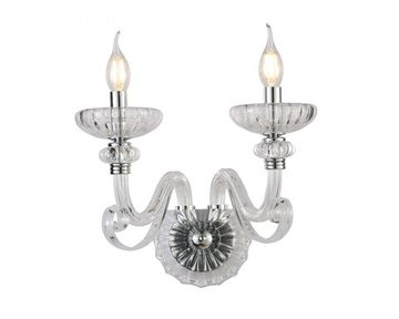 Бра 2*E14 8622/A chrome clear хром ANNETTE Newport