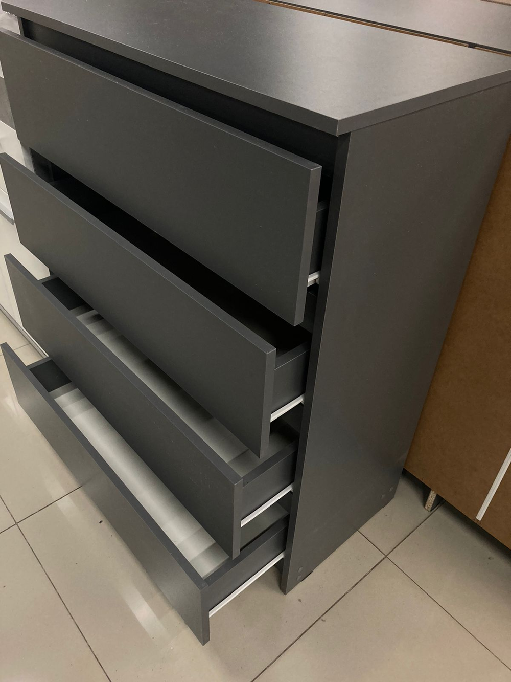 Комод Мори МК 800.4 Графит