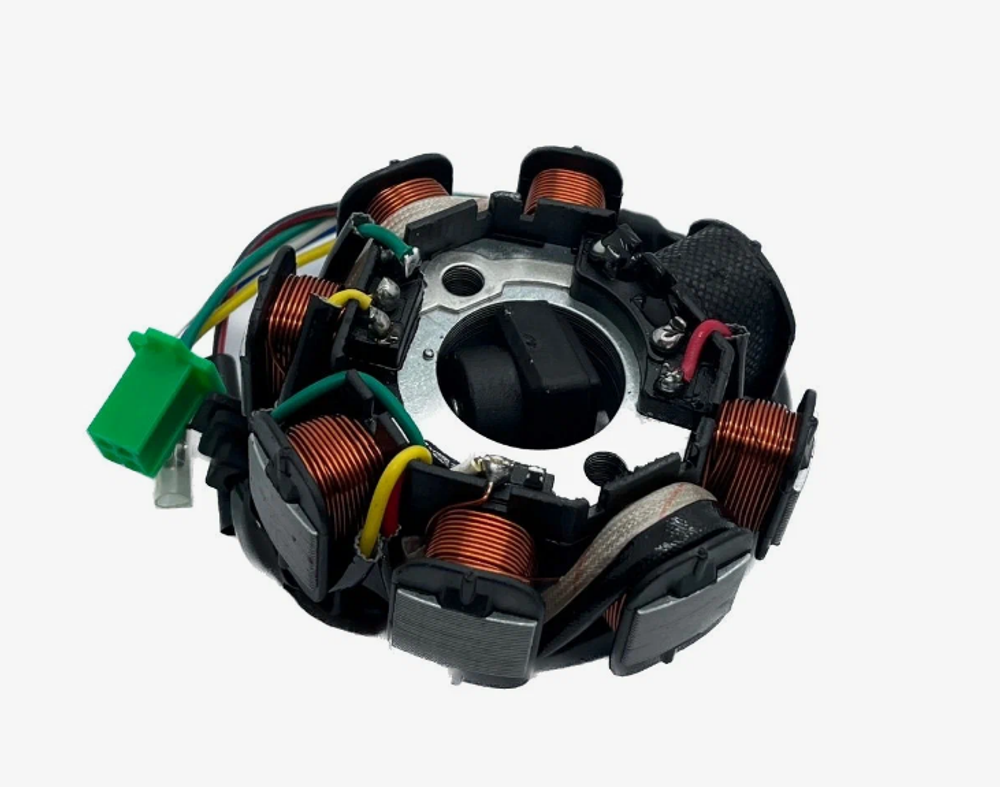 Статор генератора 161QMK 200см3 (DC 8 катушек) с реверсом