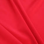 Шёлковый стретч-атлас красного цвета