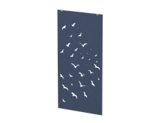 Перегородка с декором "Перелетные птицы" (фурнитура в комплекте) 120х1,2х240