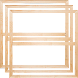 Глухой подрамник 80x80 см. (с перекладиной) сеч. 40х18 мм. (3 штуки)