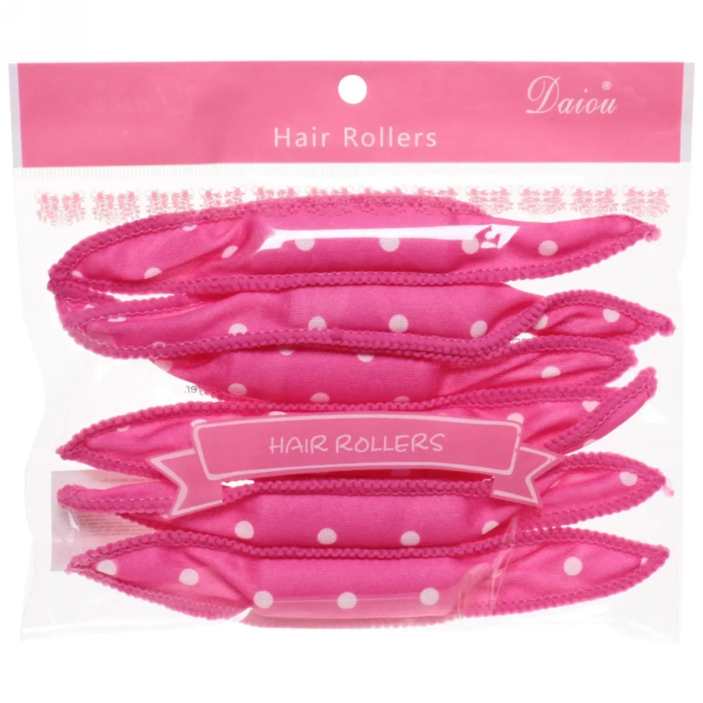 Бигуди для волос мягкие 6шт «Сладкий Сон», 2,5*15см (пакет с подвесом)