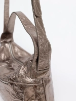 Сумка багет через плечо натуральная кожа тоут