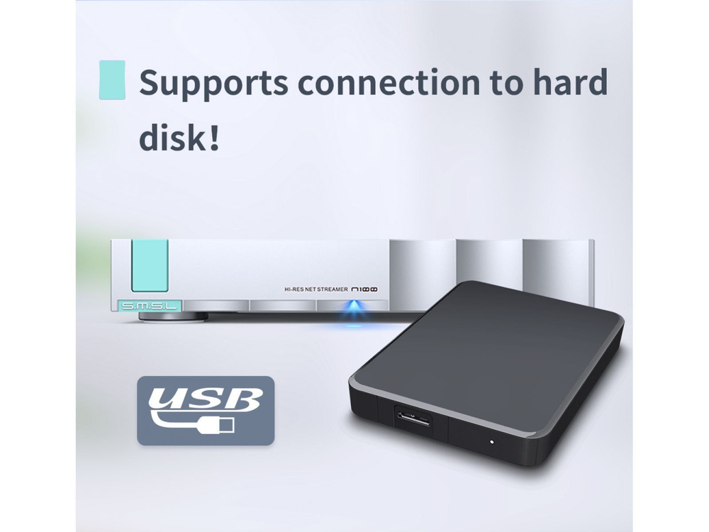 Аудиопроигрыватель SMSL N100 Silver