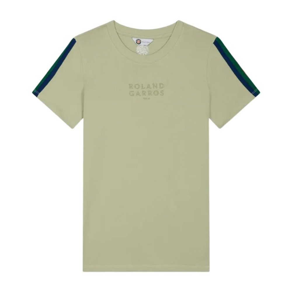 Женская теннисная футболка Roland Garros Color Lines - green