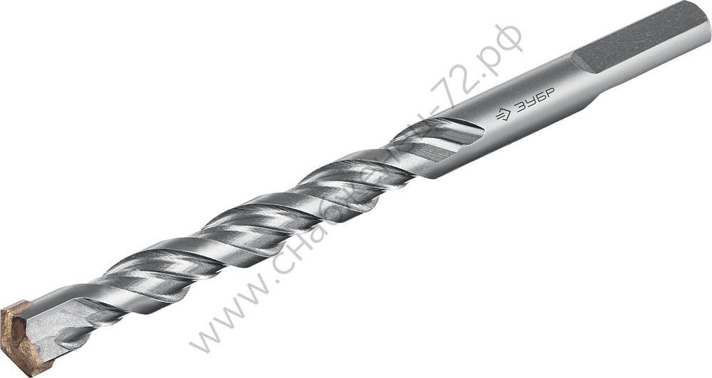 ЗУБР ПРОФЕССИОНАЛ 12 x 150 мм сверло по бетону усиленное, 3-х гранный хвостовик