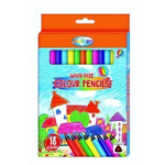 Карандаши 18цв. трехгранные, 17,7см (ЦентрумЛенд)