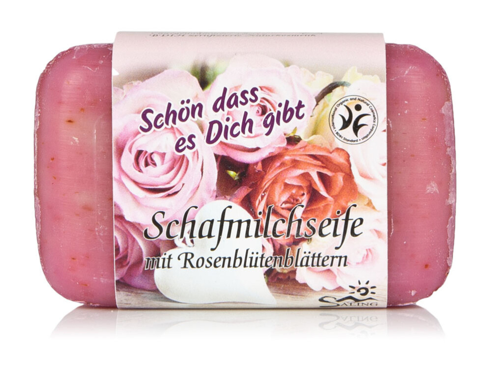 Мыло из овечьего молока с лепестками роз. Замечательно, что вы существуете., 100 гр