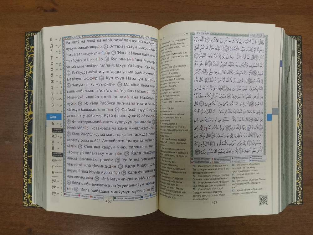 "Коран" Книга в кожаной обложке в подарочном коробе