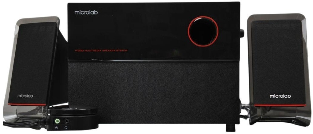 Компьютерные колонки Microlab M-200 черный