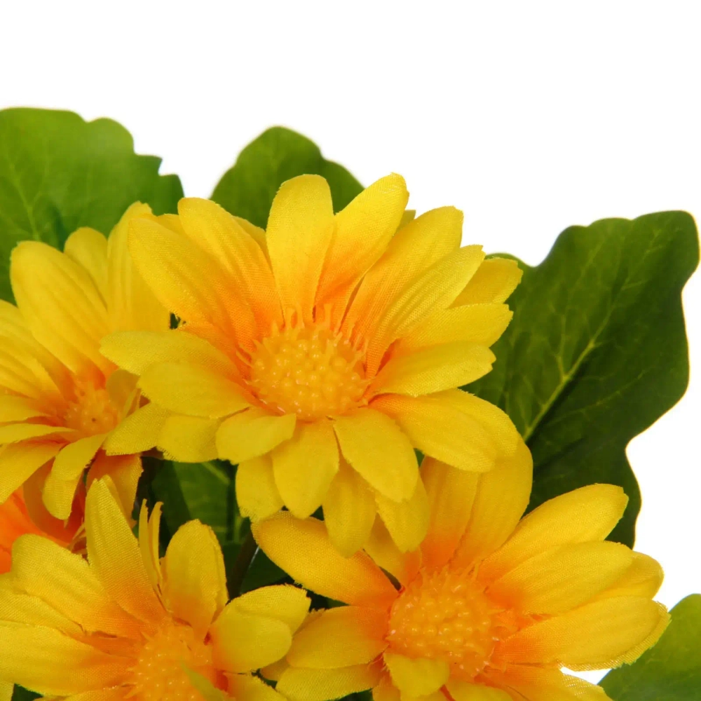 Цветочная композиция «Поцелуй лета» Хризантема желтая 20см