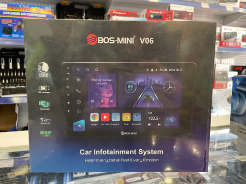 Андроид (9 дюймов), 4+64 GB, Android 10, Модель: V6 BOS-MINI / Автомагнитола 2 DIN (2 Дин)