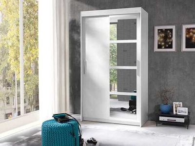 Шкаф-купе Жоржина 2 Белый 101  80*60*240