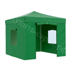 Быстросборный шатер Helex 3x3 м green