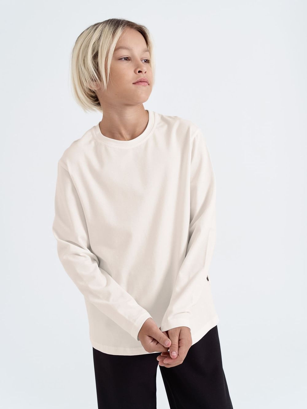 Лонгслив базовый "Тофу" 7+