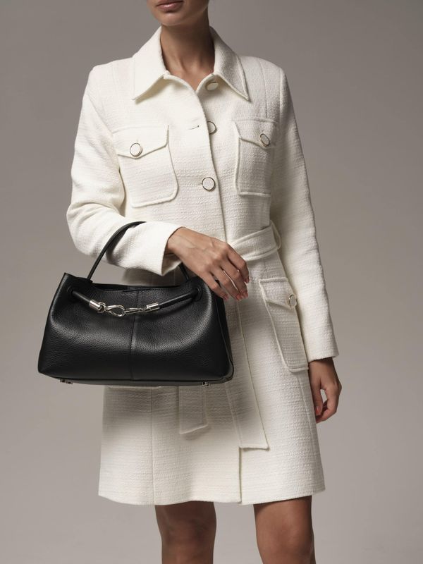 Кожаная сумка Ties DBR 31185 черный