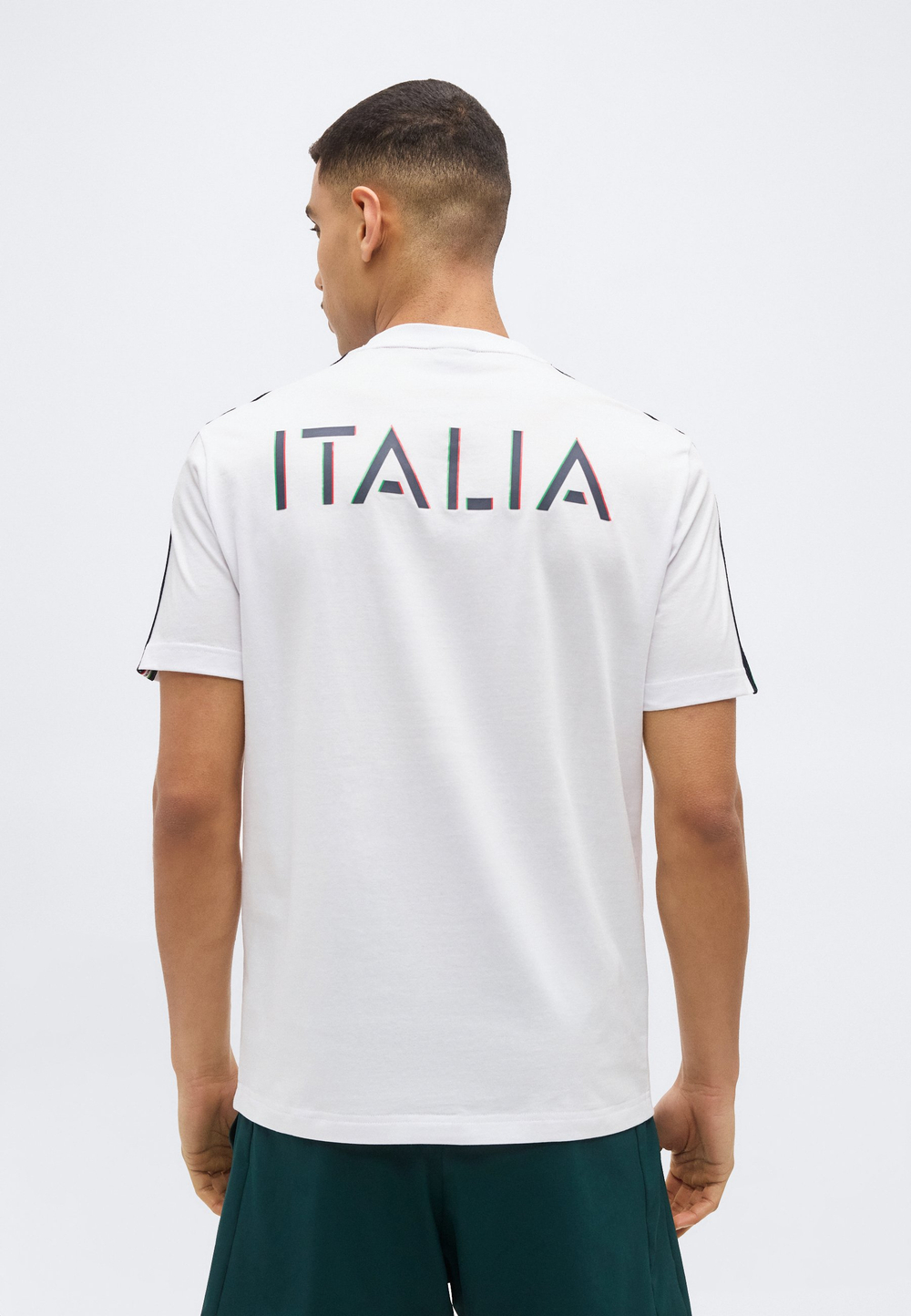 EA7 Emporio Armani ITALIAN SPIRIT - Футболка с принтом - Белый