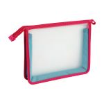 Папка для тетрадей 1 отделение А5 на молнии Спейс Happy Day, пластик