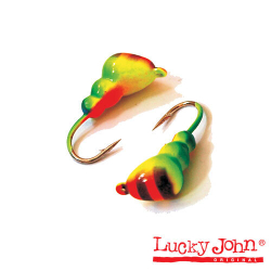 Мормышка вольфрамовая Lucky John МУРАВЕЙ крашеная с петелькой 030/53