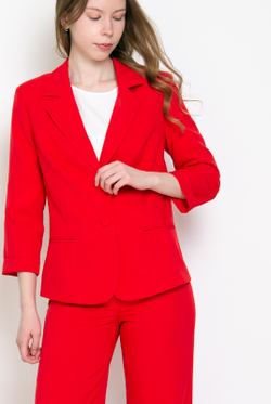 Жакет женский 3736зпб, красный #38К043736зпб