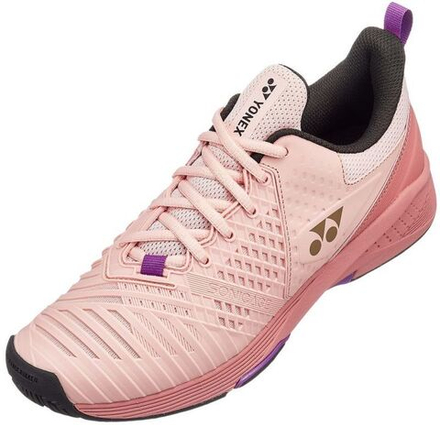 Женские Кроссовки теннисные Yonex Power Cushion Sonicage 3 Women - pink beige