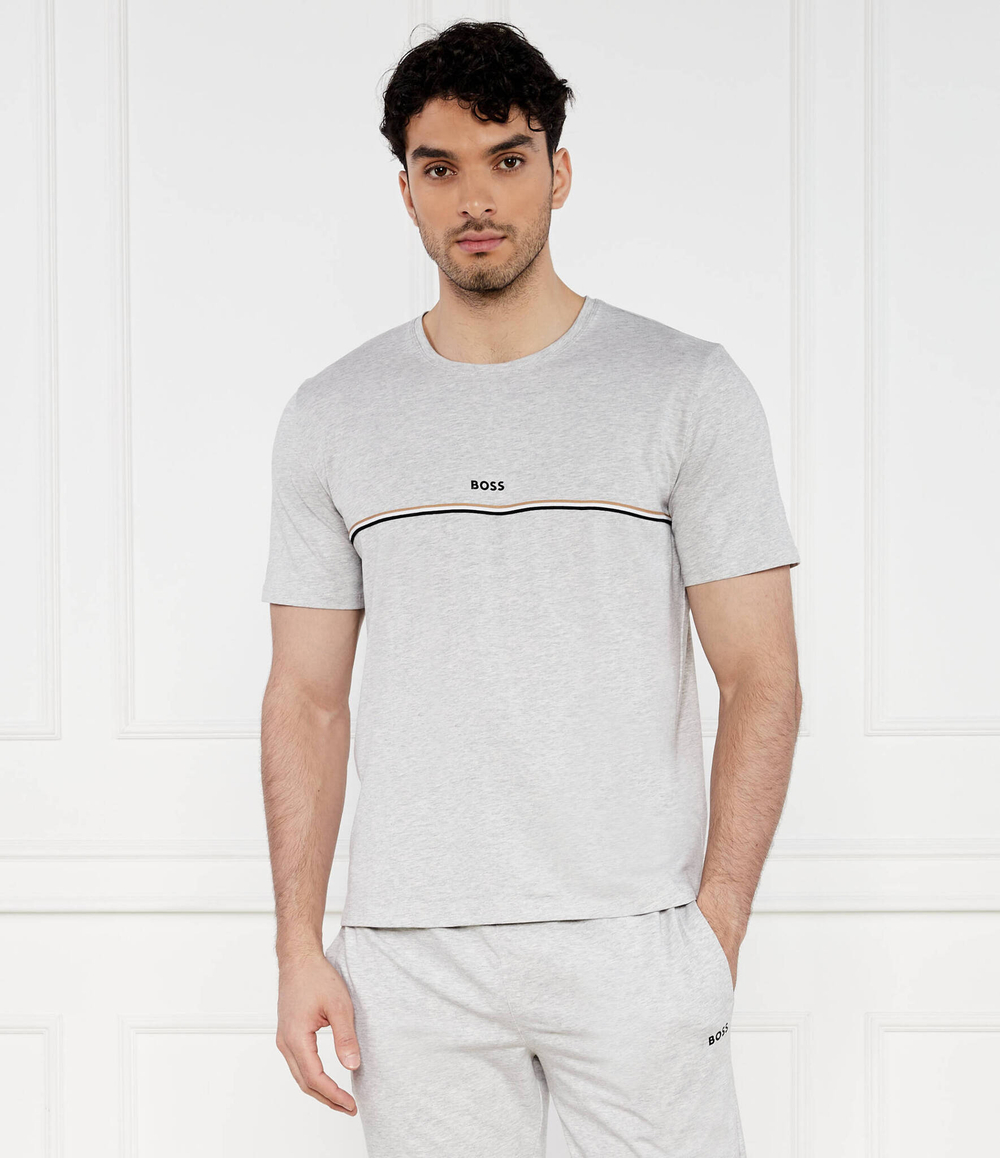 футболка unique BOSS BLACK - серый(50515395)