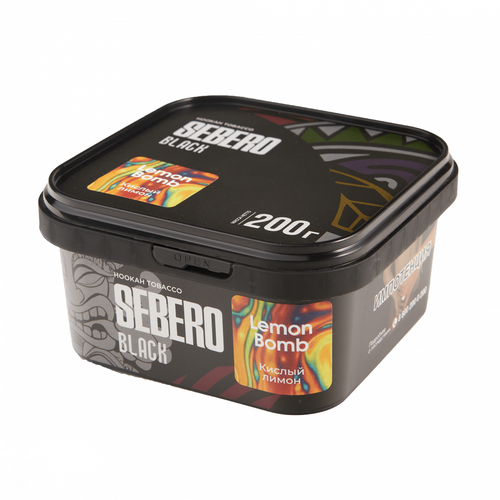 Sebero Black 200гр. Lemon Bomb (Кислый лимон) (М)